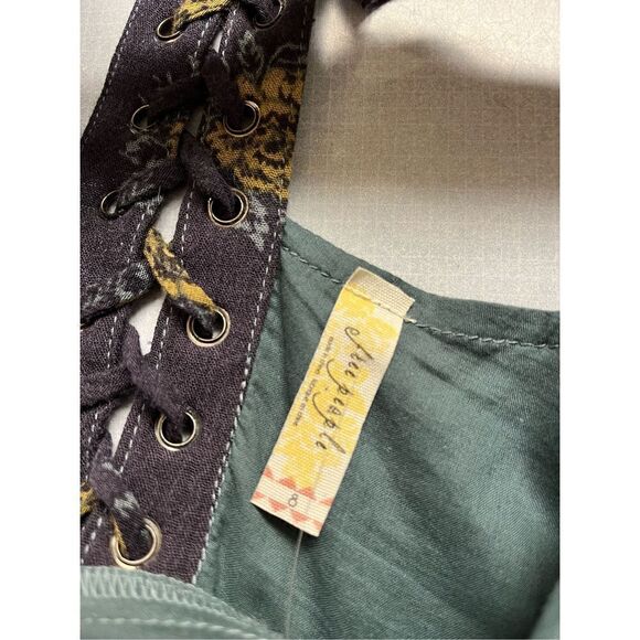 Free People maxi dress ties up back sz 8 - Picture 7 of 8